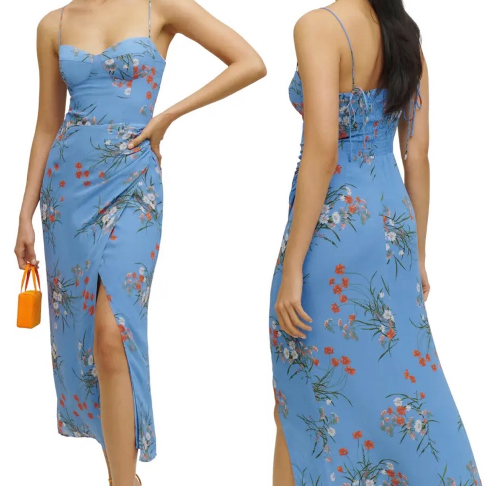 Reformation Kourtney Midi Dress (Size 2)